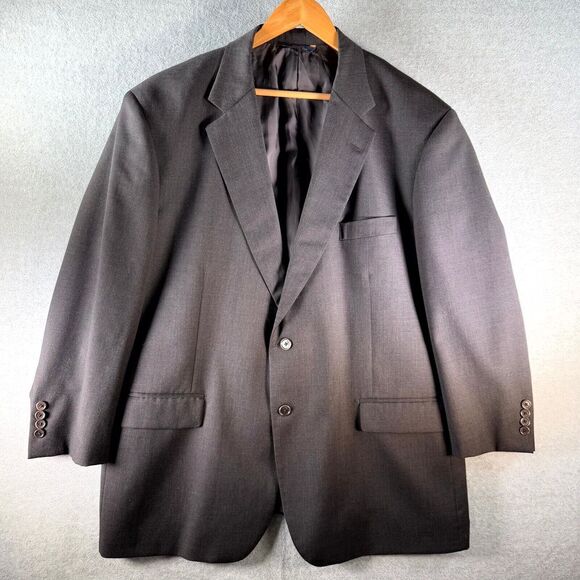 Brooks Brothers 1818 Madison Blazer Men's 50R/45W Gray 100%‎ Wool Notch Lapel